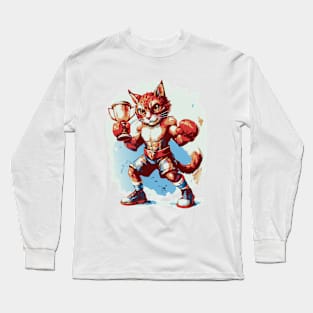 Cat Boxer Long Sleeve T-Shirt